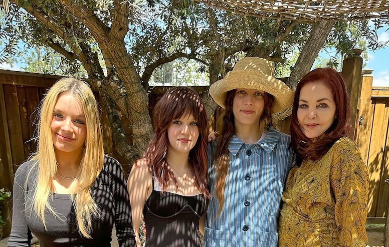 Priscilla Presley, Riley Keough, Finley, Harper Lockwood, Instagram