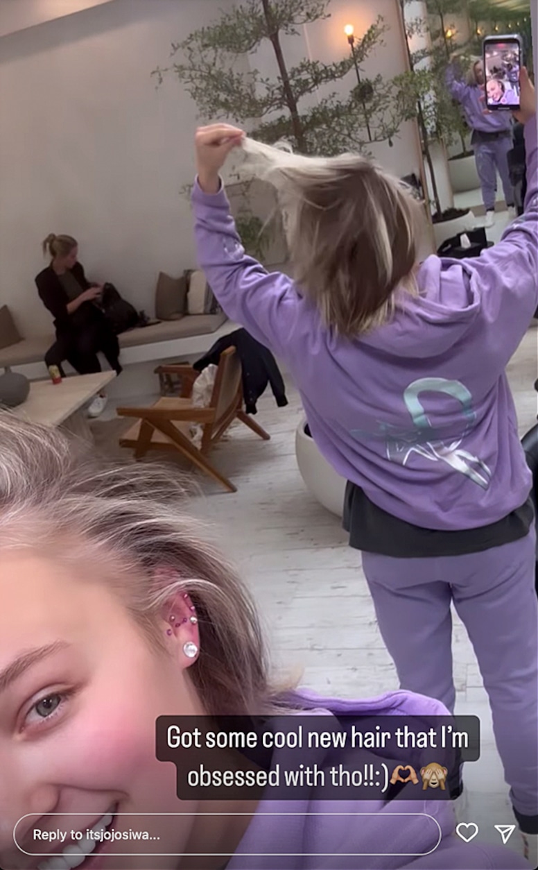 Jojo Siwa, hair transformation, Instagram